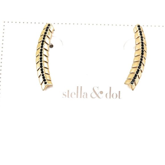 Gilded Path Ear Climbers Stella & Dot Earrings - E324 - Picture 1 of 1